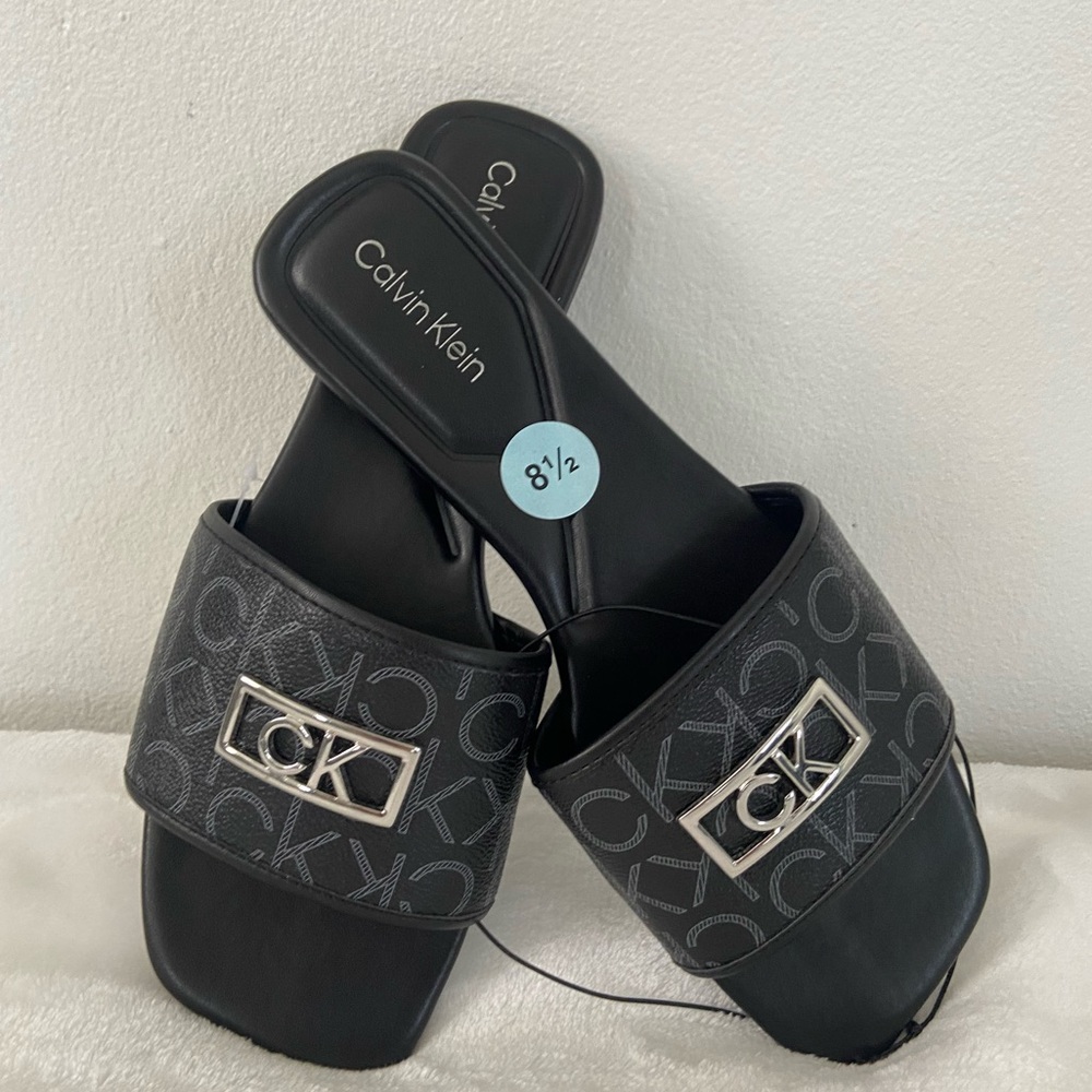 Calvin Klein flat sandals